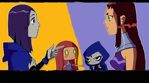 chochox teen titanes|Raven & Starfire .
